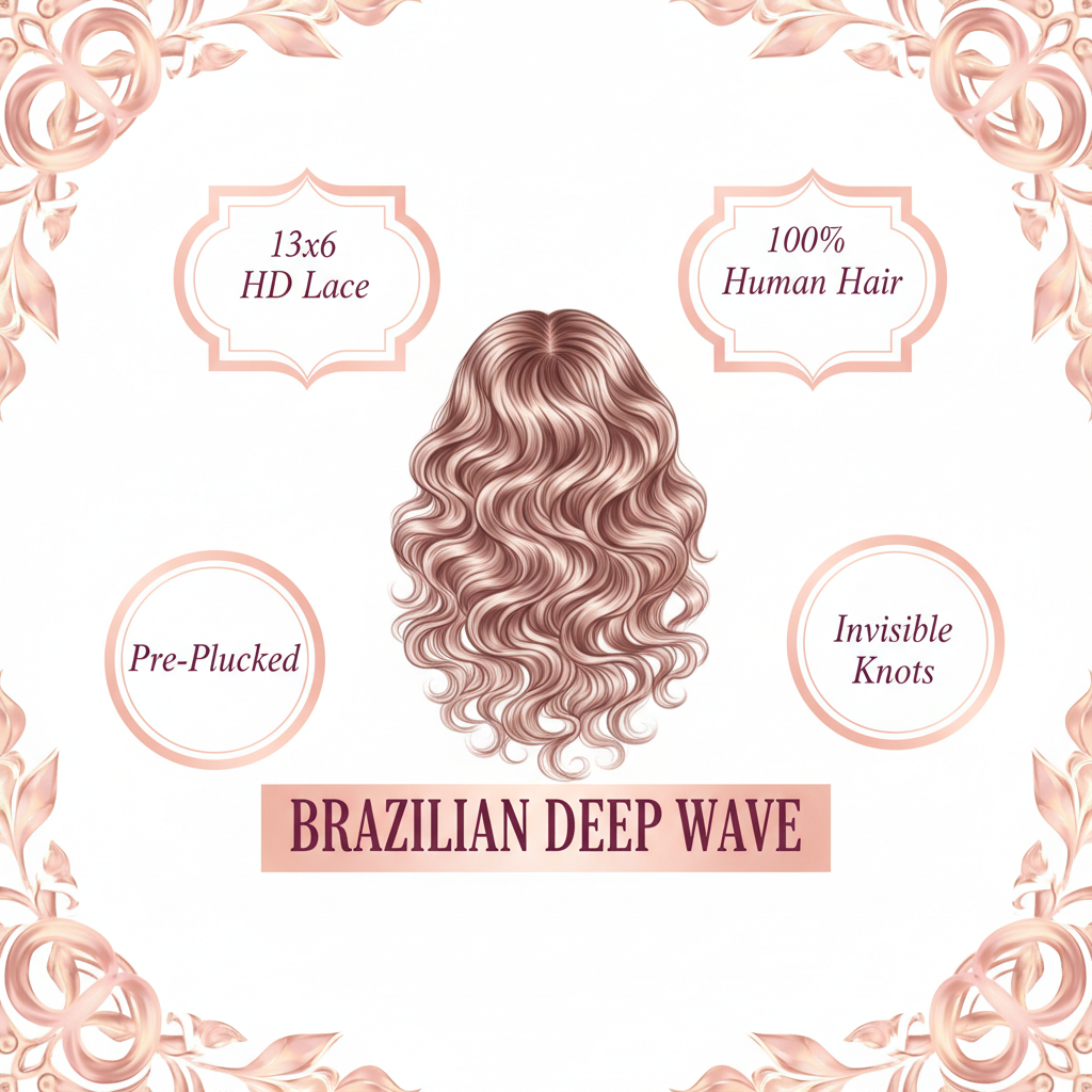 Brazilian Deep Wave 13x6 HD Frontal - Infographic