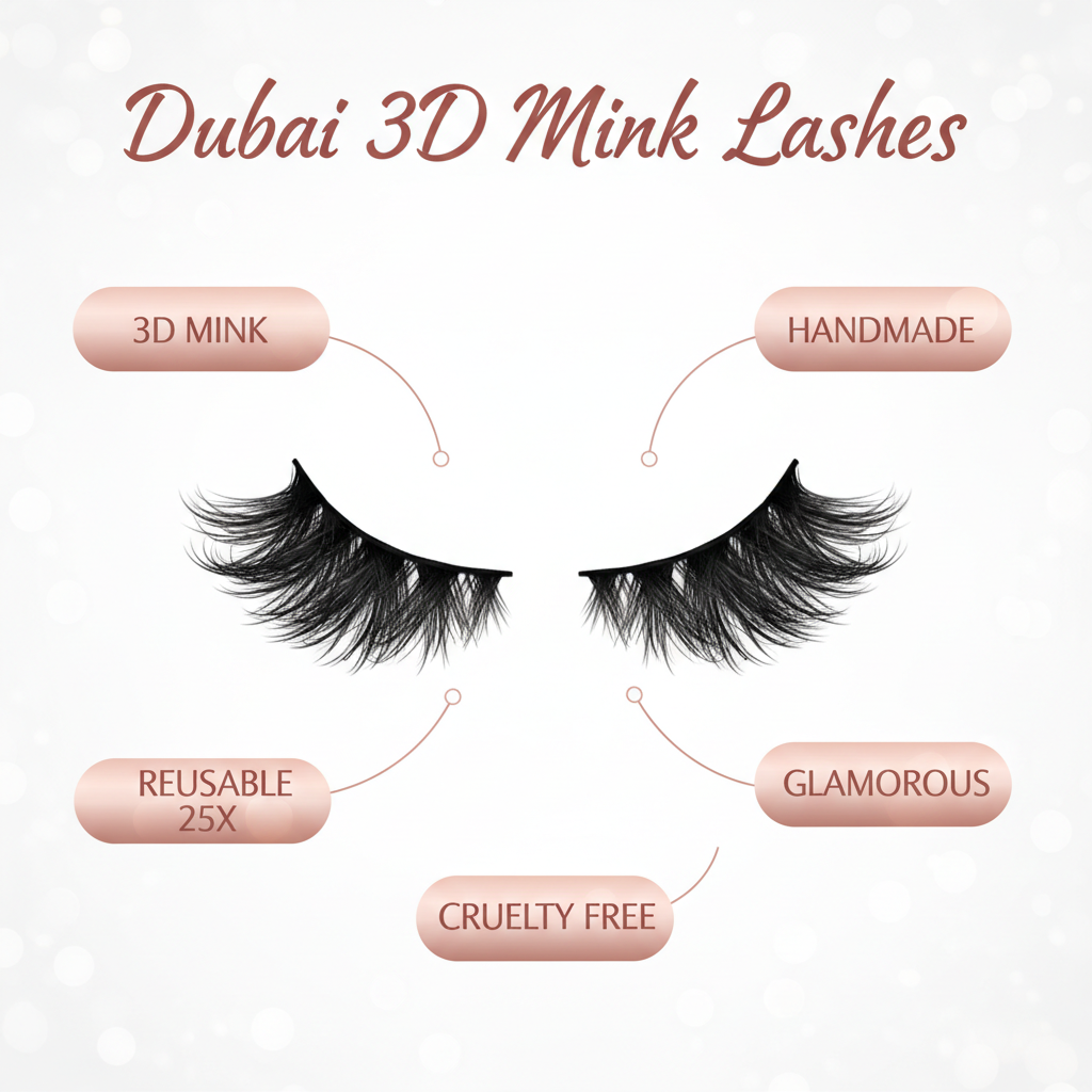 Dubai 3D Mink Lashes - Info