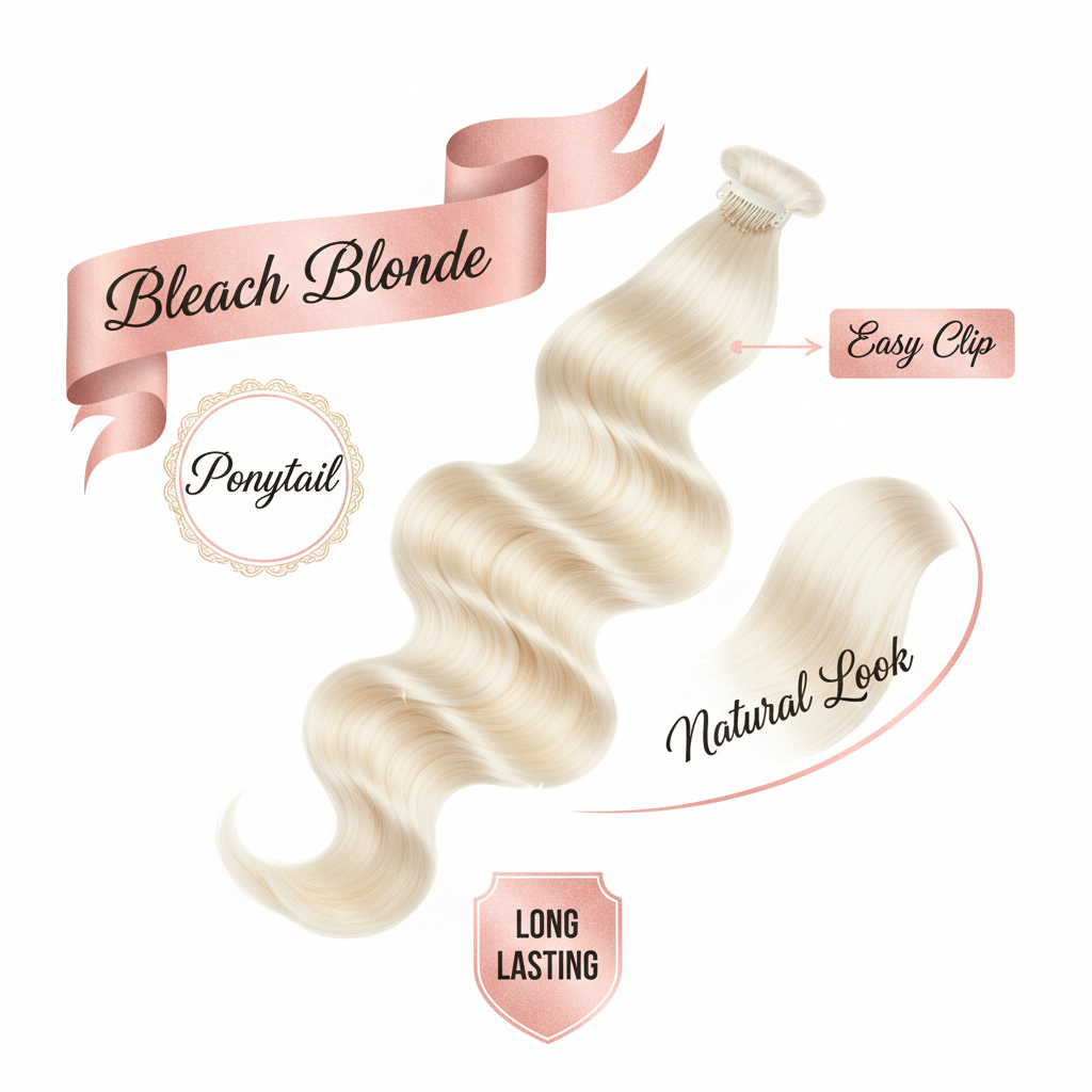Bleach Blonde Ponytail - Info