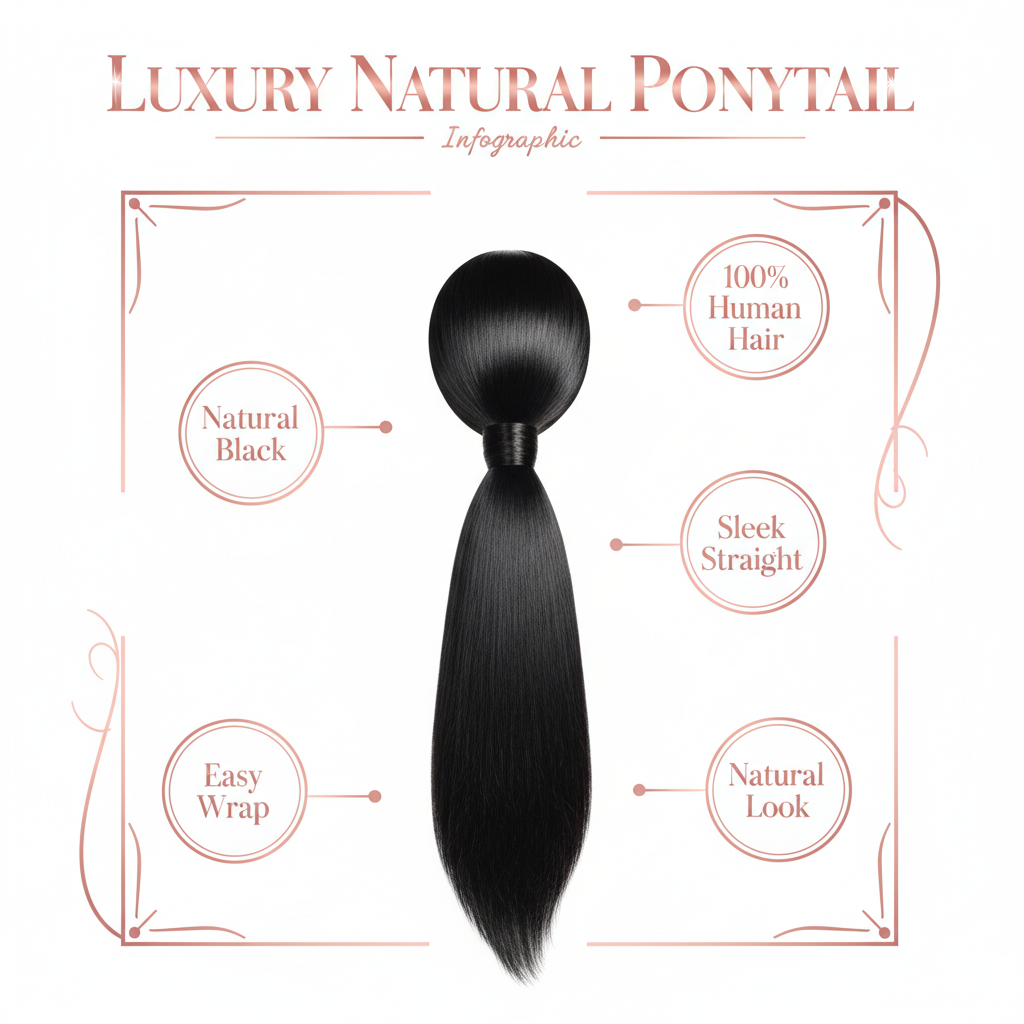 Natural Black Ponytail - Info