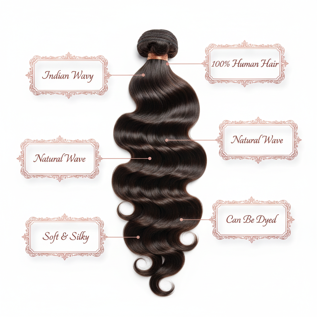 Indian Wavy Hair Extensions - Info