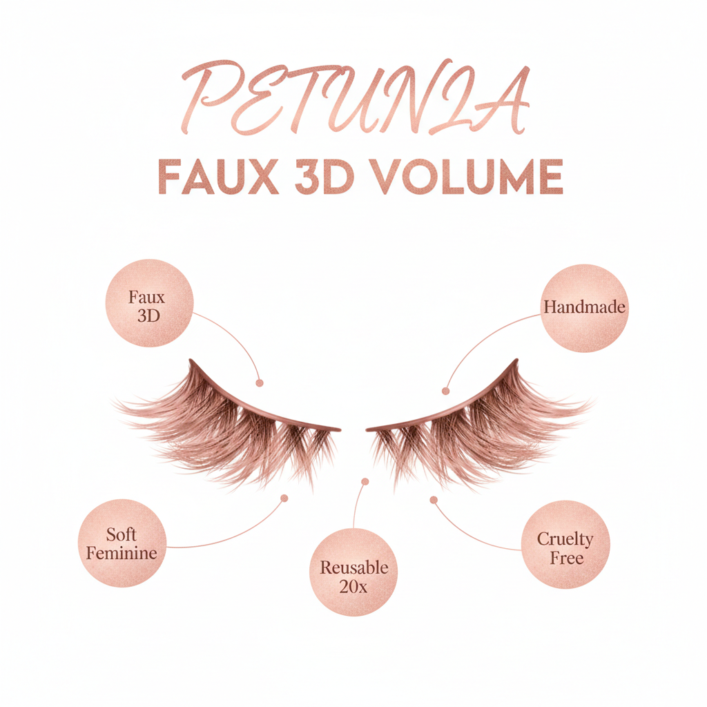 Petunia Faux 3D Volume Lashes - Info