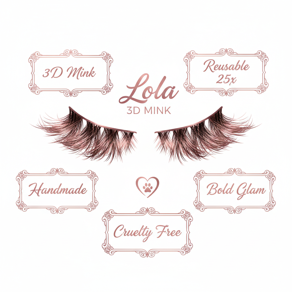 Lola 3D Mink Lashes - Info