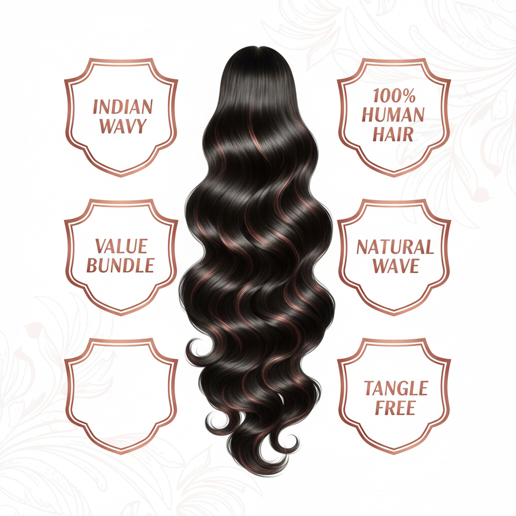 Indian Wavy Hair Bundle Deal - Info