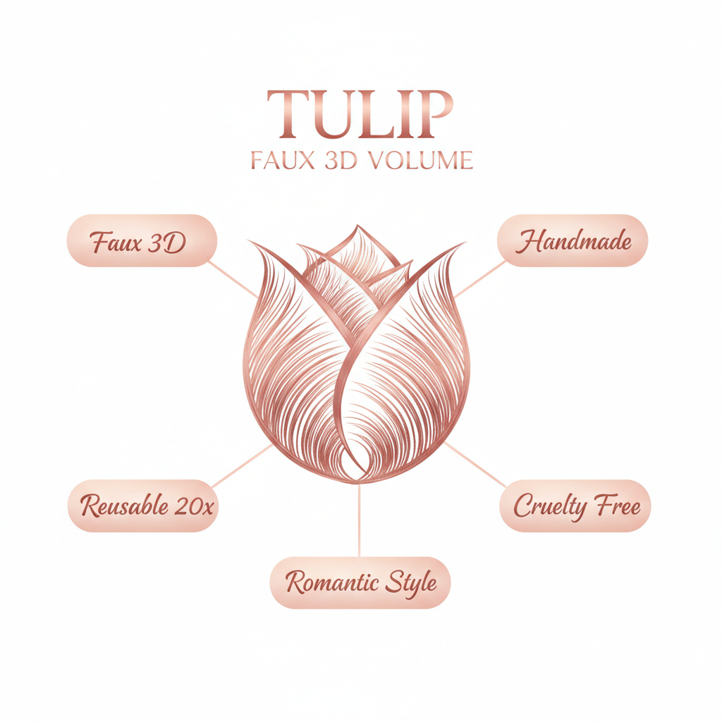 Tulip Faux 3D Volume Lashes - Info