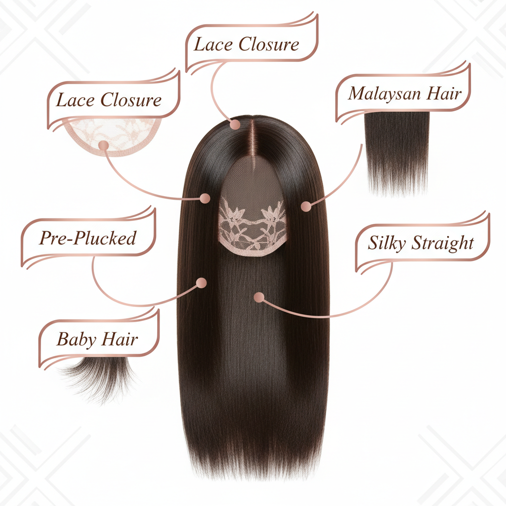Malaysian Silky Straight Closure - Info