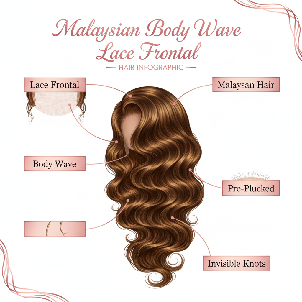Malaysian Body Wave Lace Frontal - Info
