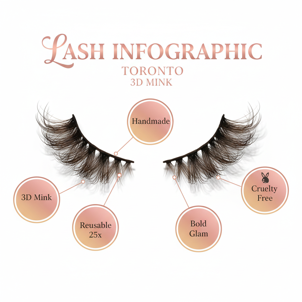 Toronto 3D Mink Lashes - Info