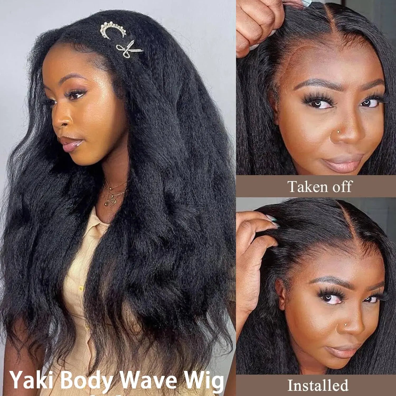 Bling Hair Glueless Lace Wig 5x5 Body Wave Human Hair