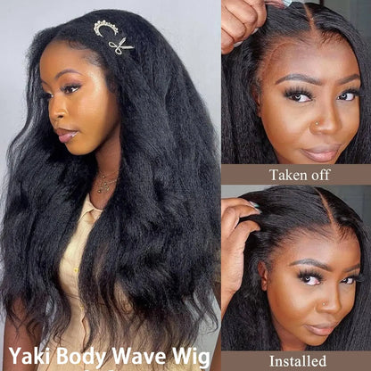 Bling Hair Glueless Lace Wig 5x5 Body Wave Human Hair