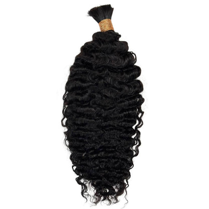 Burmese Curly Bulk Human Hair Extensions - Original