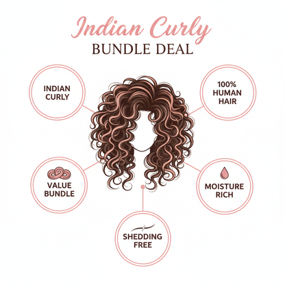 Indian Curly Hair Bundle Deal - Info
