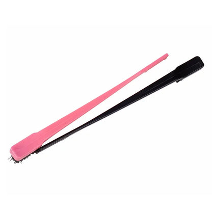 Bling Hair 1pcs Double head makeup comb Dye hair comb Eyebrow brush mascara brush Wax shredded hair modification bangs d