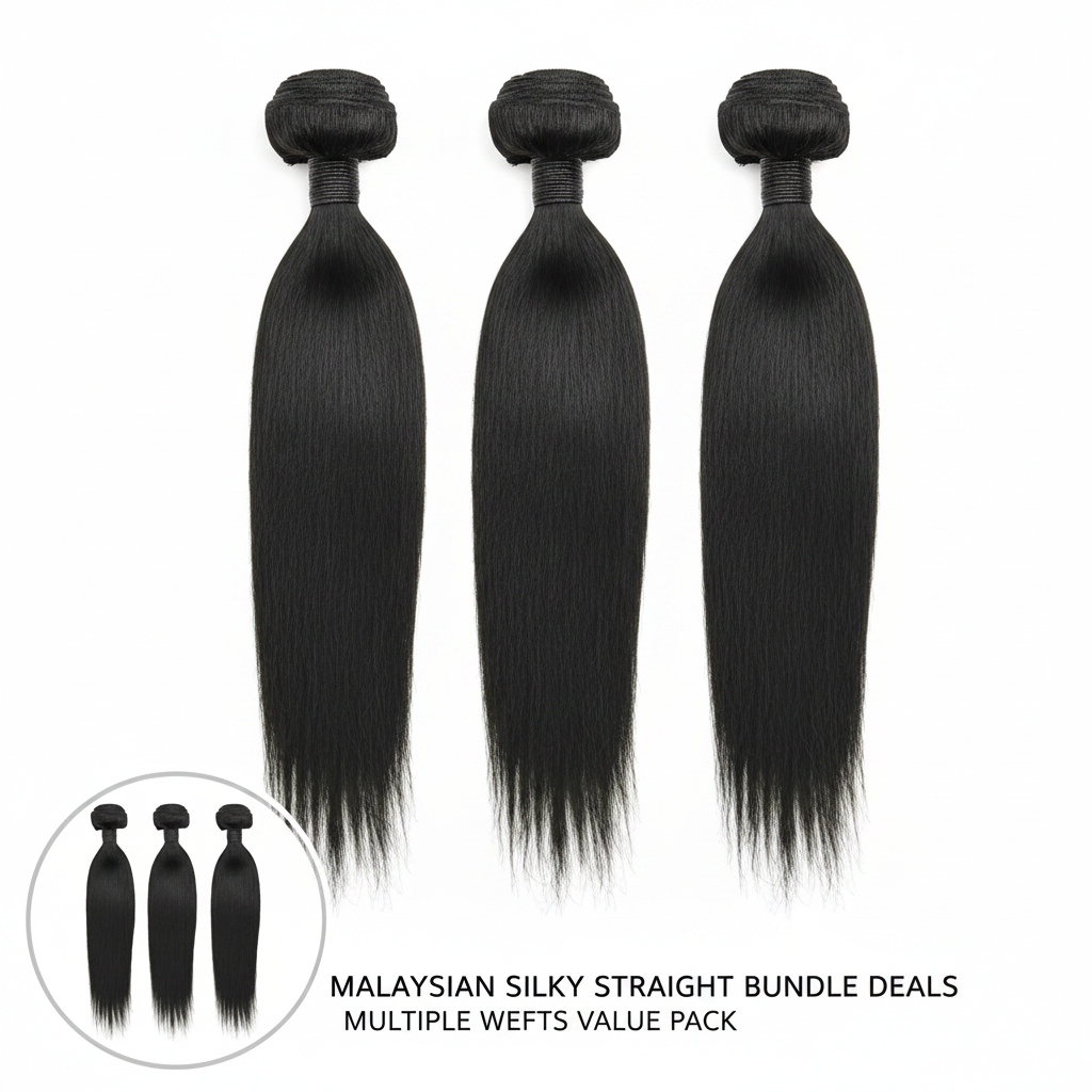 Malaysian Silky Straight Bundle Deals - Main