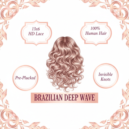 Brazilian Deep Wave 13x6 HD Frontal - Infographic