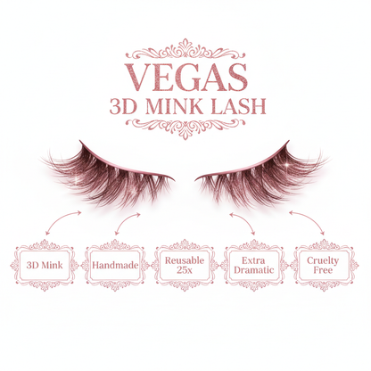 Vegas 3D Mink Lashes - Info