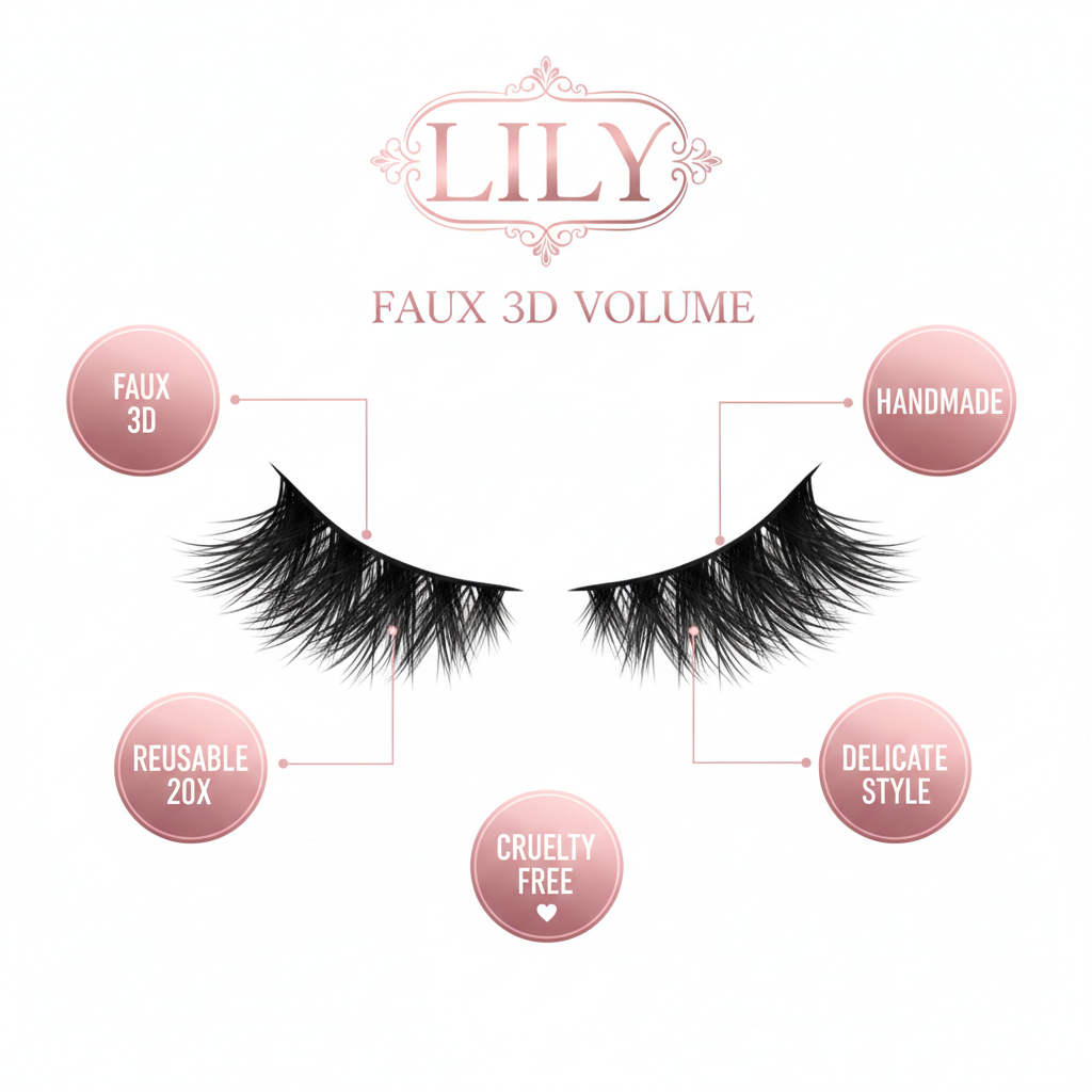 Lily Faux 3D Volume Lashes - Info