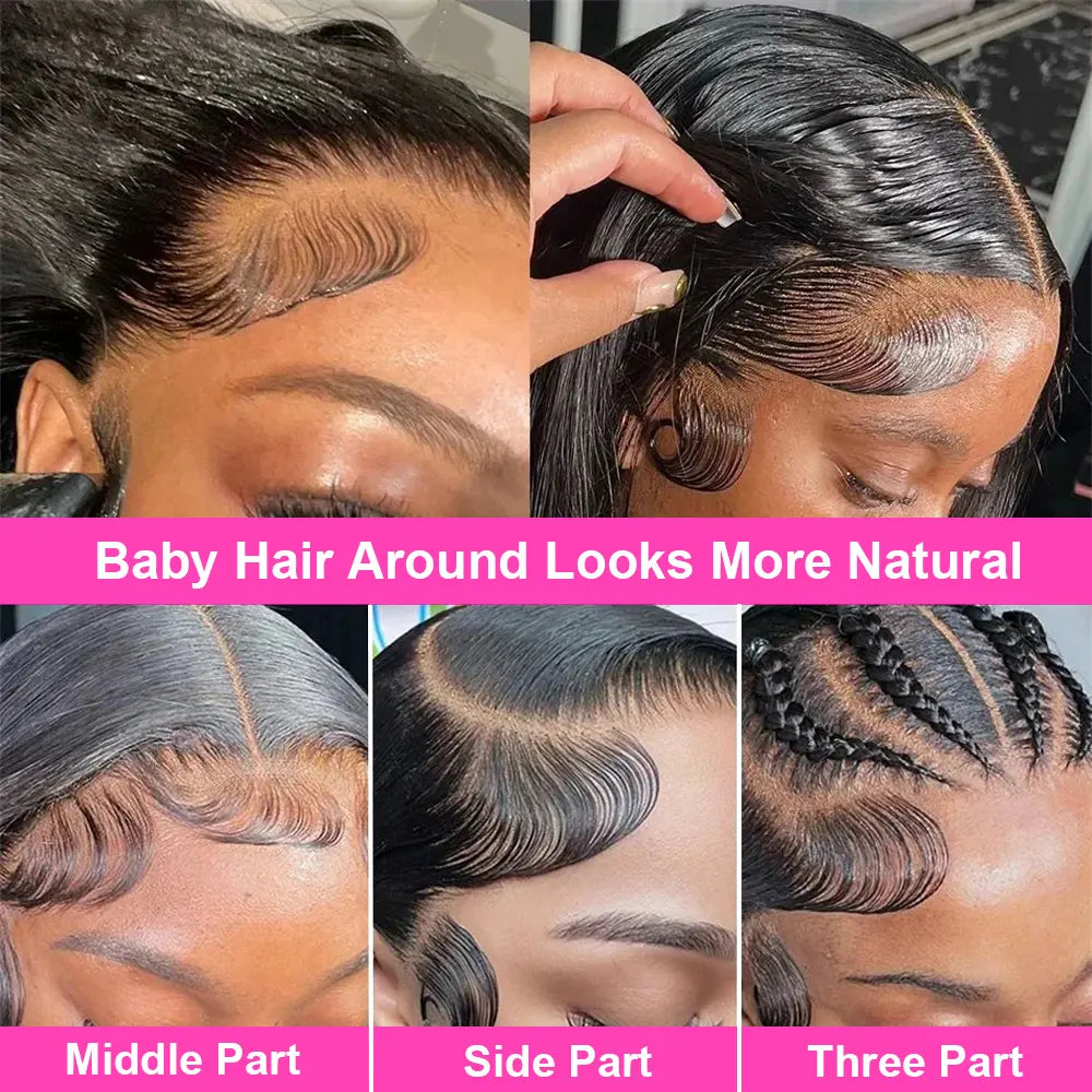 Bling Hair HD 13x4 13x6 Curly Lace Frontal Wig Brazilian Pre Plucked Short Kinky Curly Human Hair Lace Front Wigs For Wo