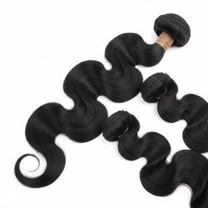 Jet Black Body Wave Bundles - Main