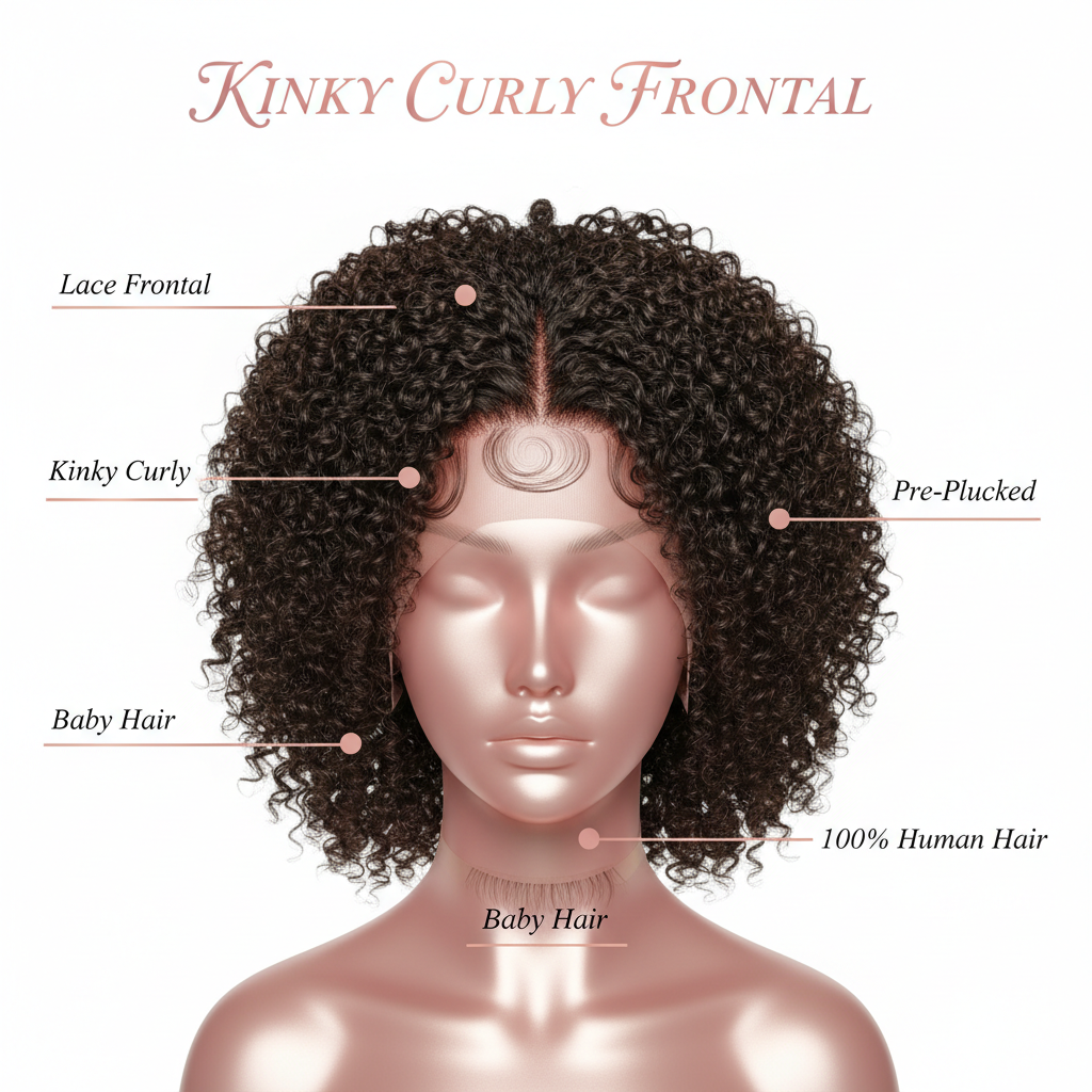 Kinky Curly Frontal - Info