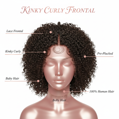 Kinky Curly Frontal - Info