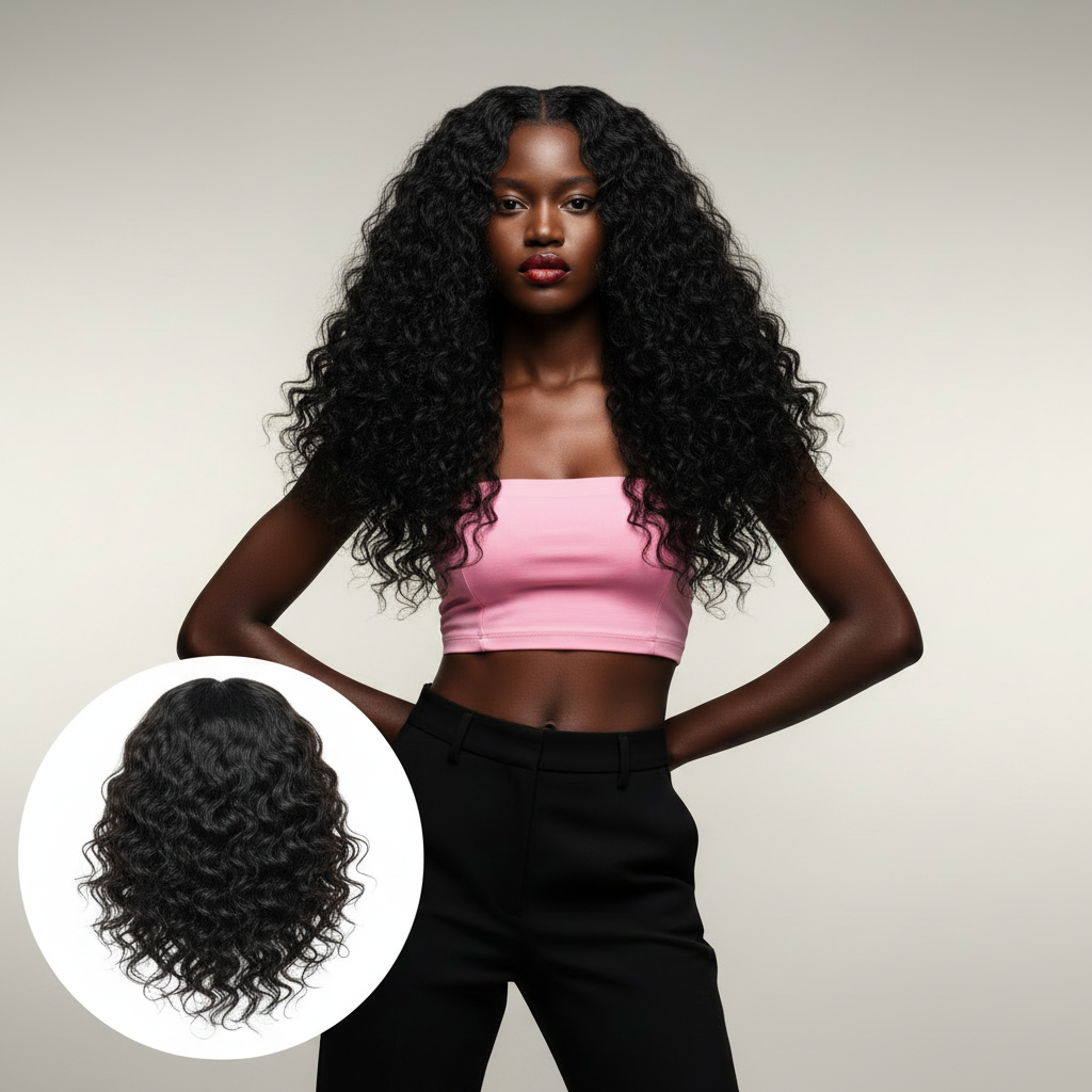 Brazilian Deep Wave 4x4 Closure - Model