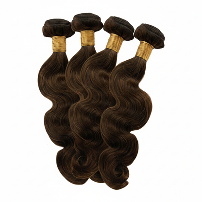 Medium Brown Body Wave Bundle Deal - Main