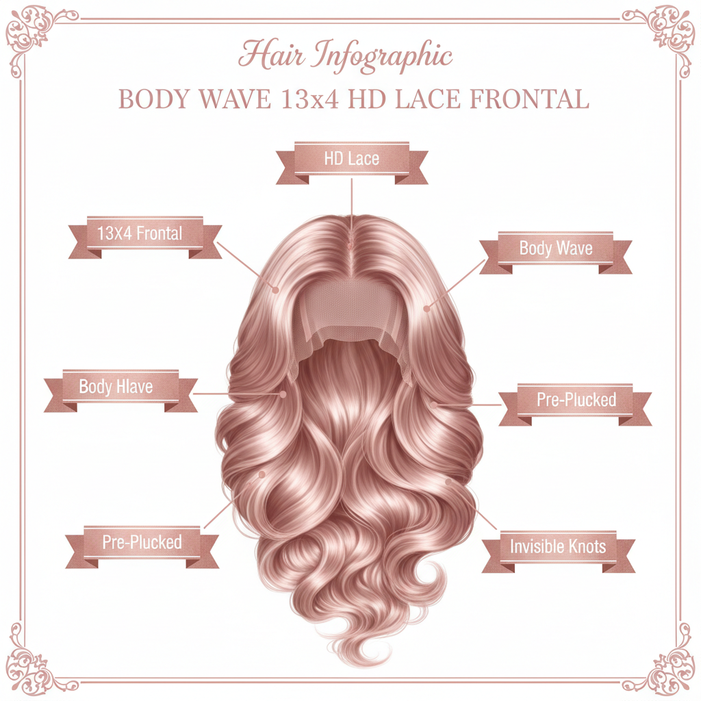 Body Wave 13x4 HD Lace Frontal - Info