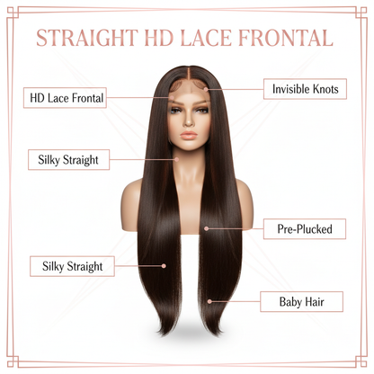 Straight HD Lace Frontal - Info