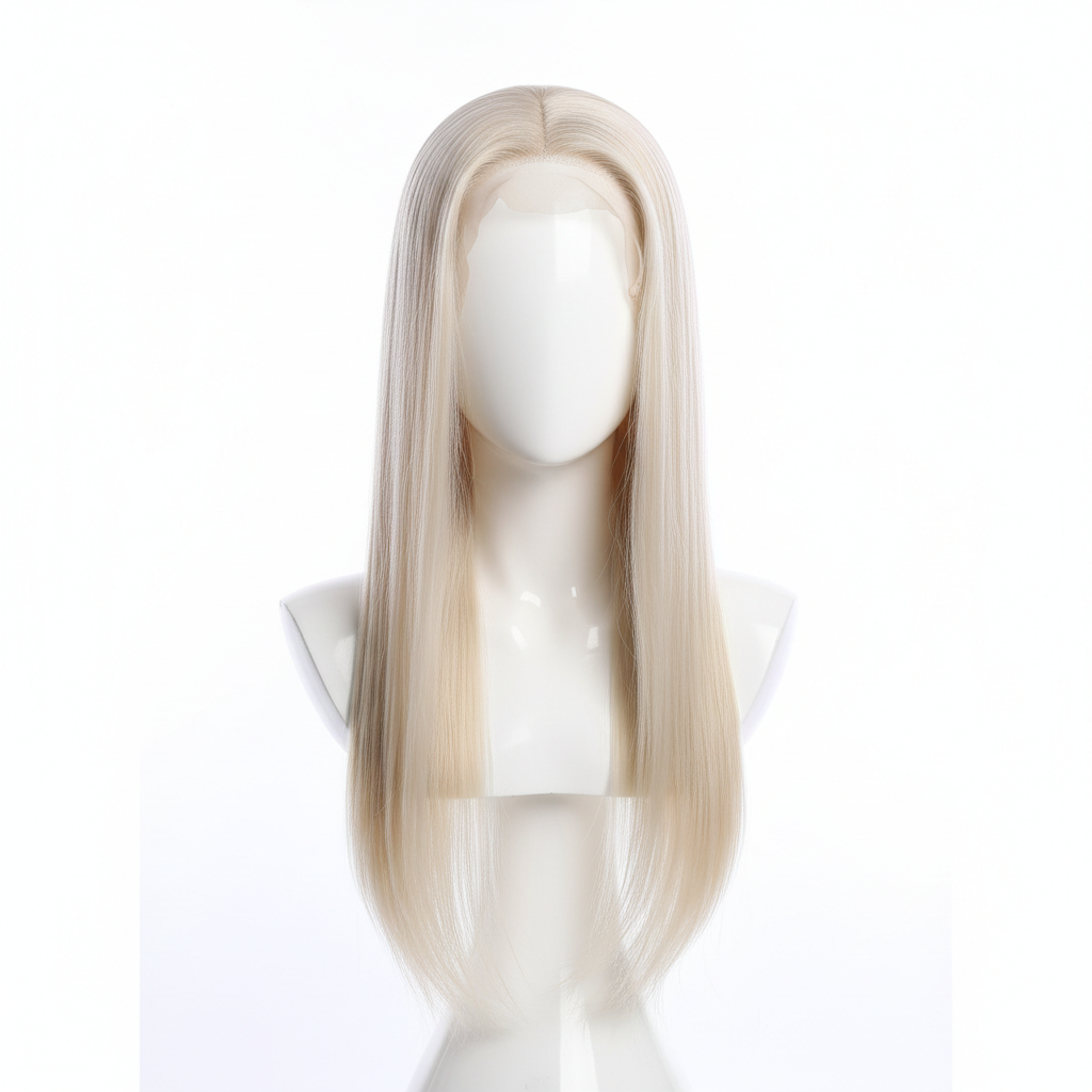 Blonde Straight 13x4 Transparent Lace Front Wig - Main