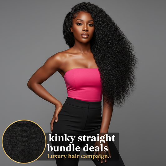 Kinky Straight Bundle Deals - Model