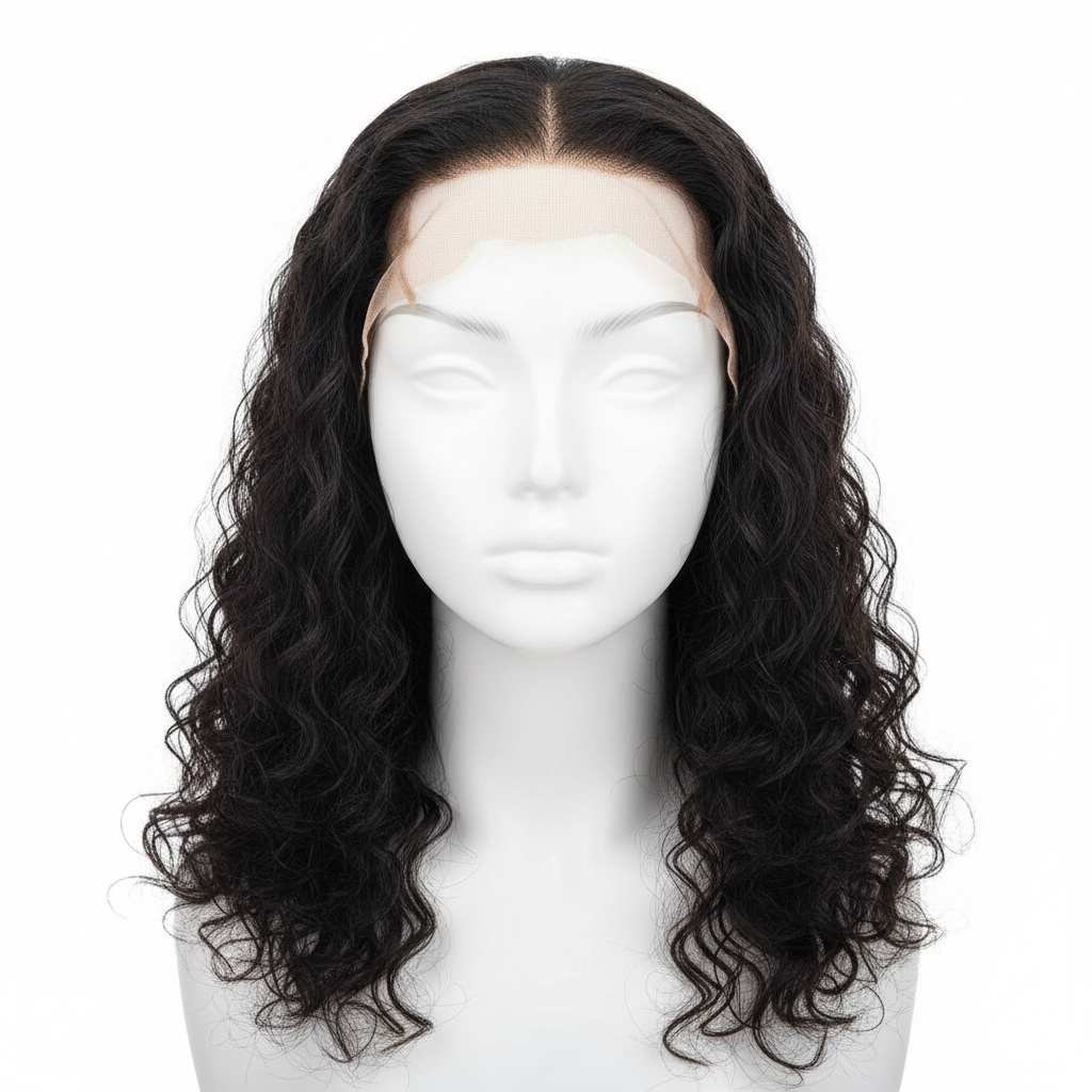Raw Indian Curly 4x4 Transparent Closure - Main