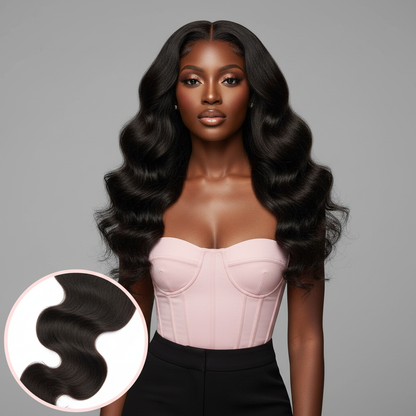 Brazilian Body Wave 4x4 HD Closure - Model