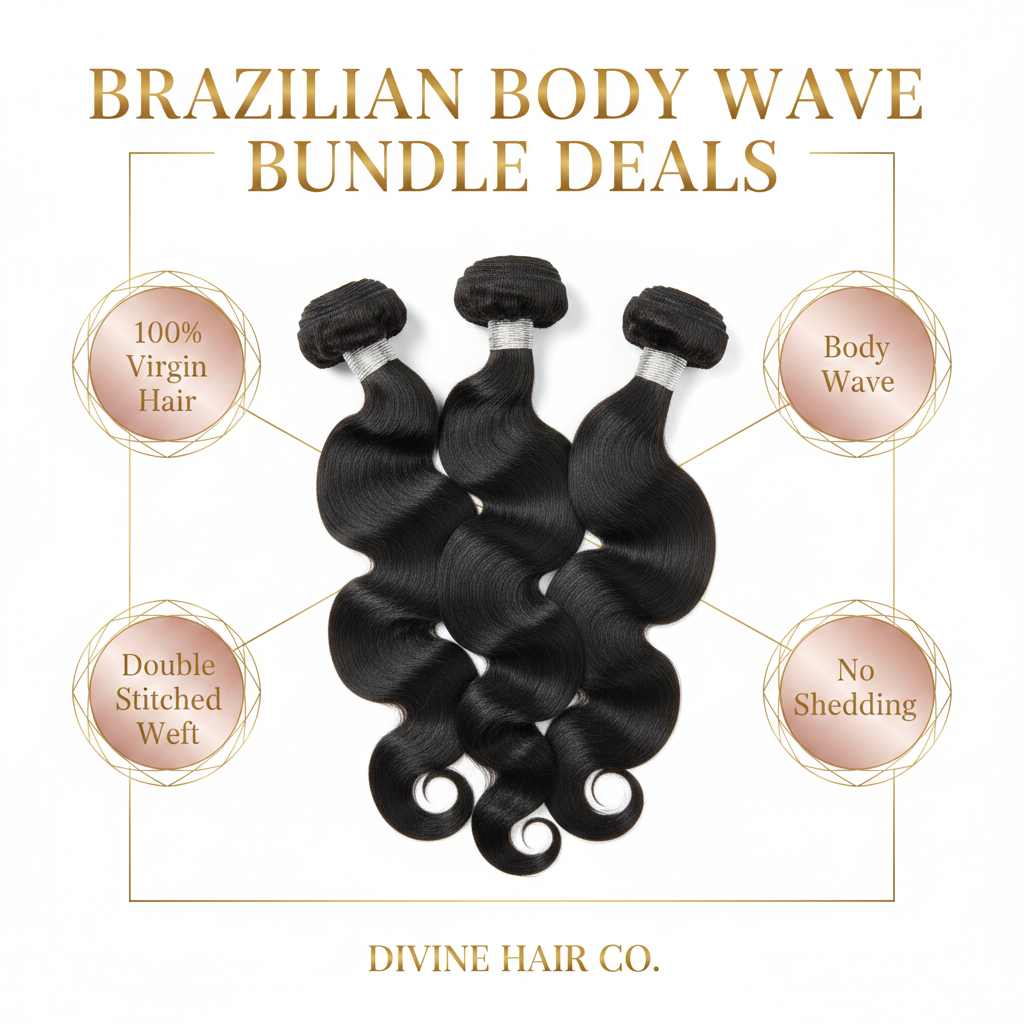 Brazilian Body Wave Bundle Deals - Infographic
