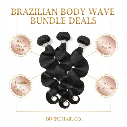 Brazilian Body Wave Bundle Deals - Infographic
