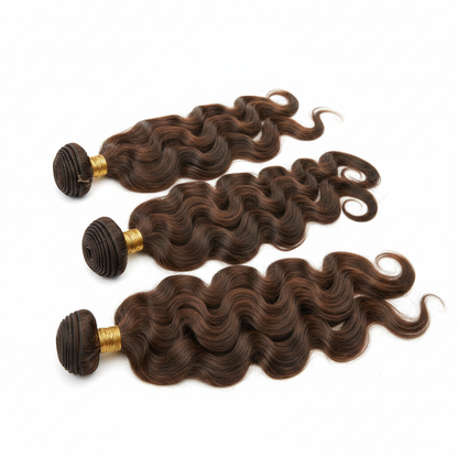 Medium Brown Body Wave Bundles - Main