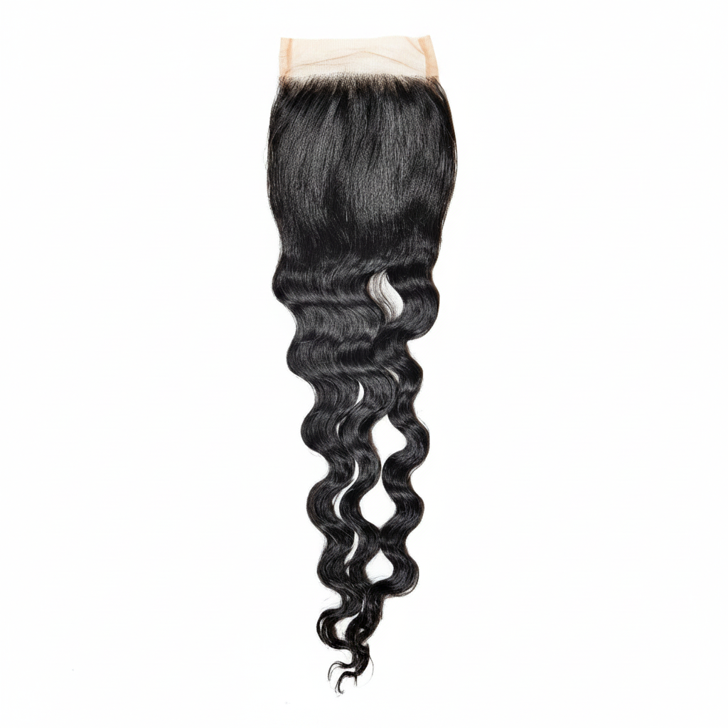 Brazilian Loose Wave 4x4 Transparent Closure - Main