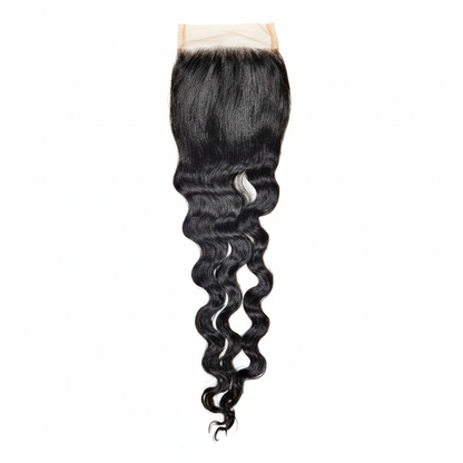 Brazilian Loose Wave 4x4 Transparent Closure - Main