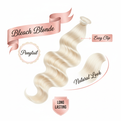 Bleach Blonde Ponytail - Info