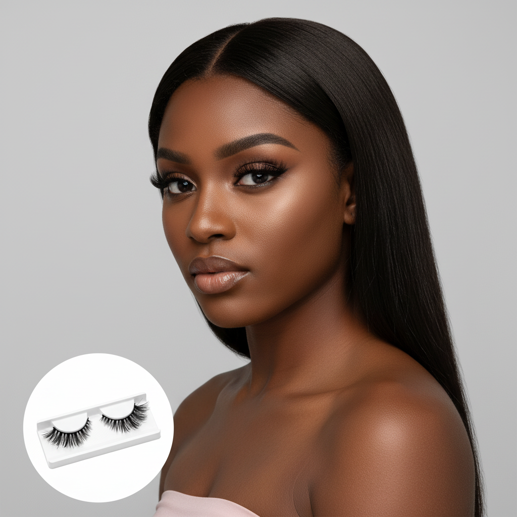 Milan 3D Mink Lashes - Model