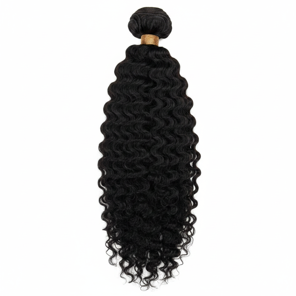 Burmese Curly Bulk Human Hair Extensions - Main