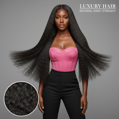 Kinky Straight Clip-In - Model