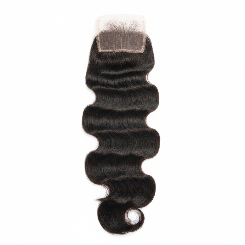 Raw Indian Wavy 5x5 Transparent Closure - Main