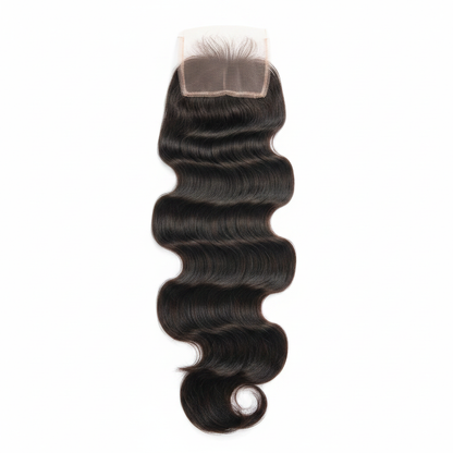 Raw Indian Wavy 5x5 Transparent Closure - Main