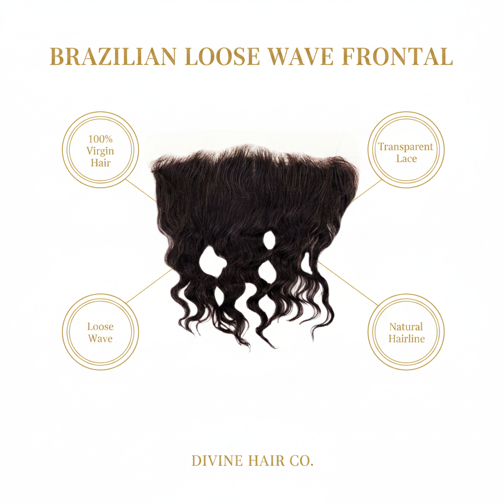 Brazilian Loose Wave Frontal - Infographic