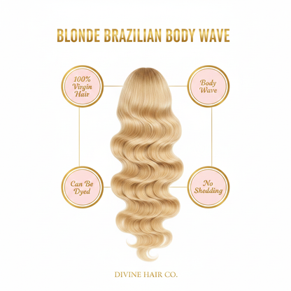 Blonde Brazilian Body Wave - Infographic