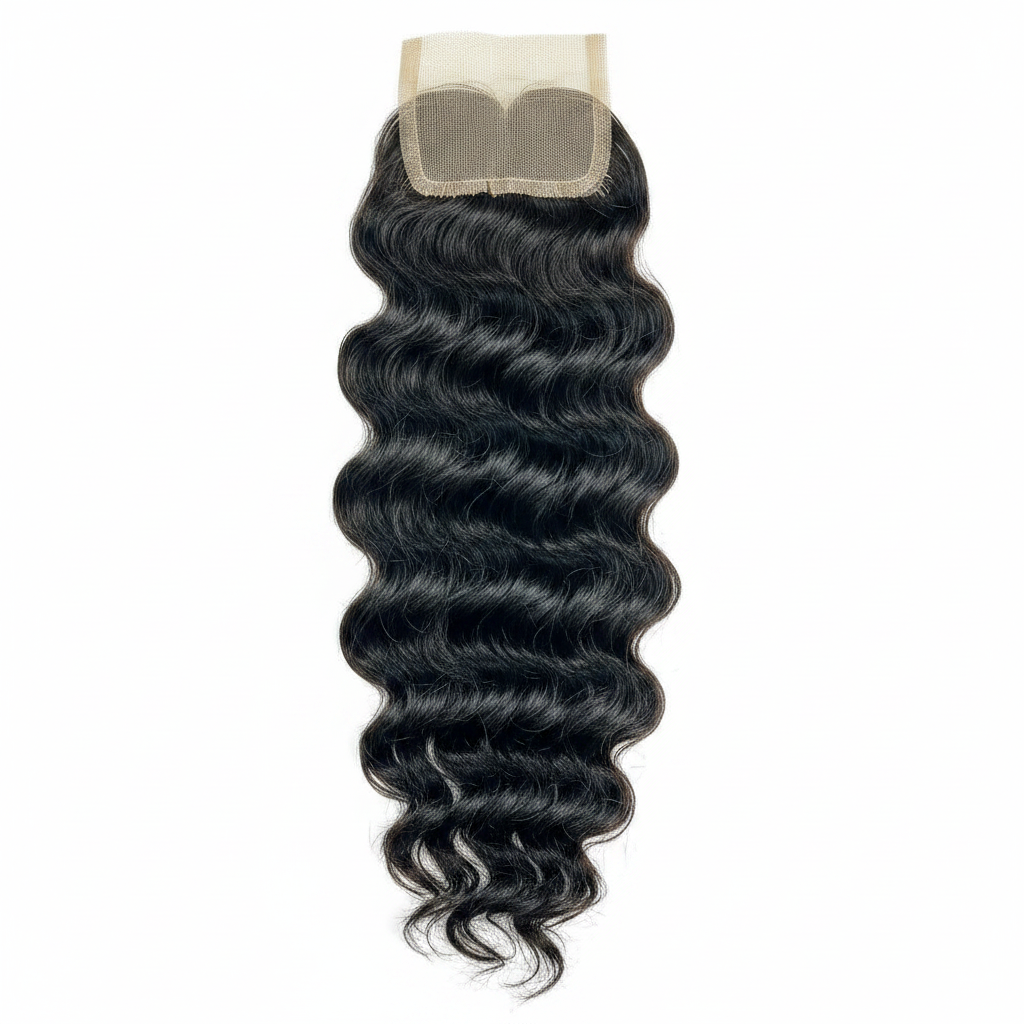 Brazilian Deep Wave 2x6 Transparent Closure - Main