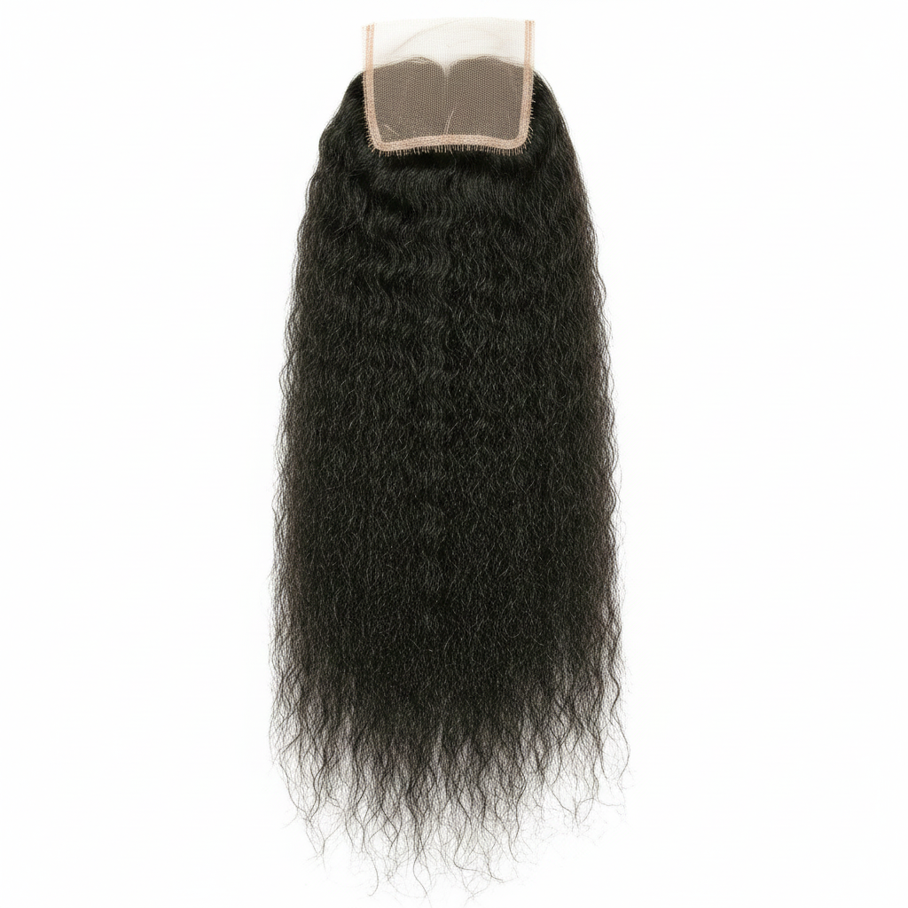 Brazilian Kinky Straight 4x4 Closure - Main