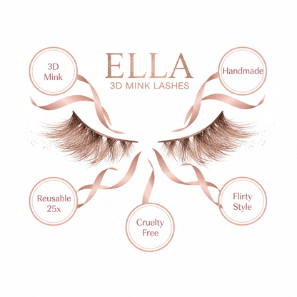 Ella 3D Mink Lashes - Info