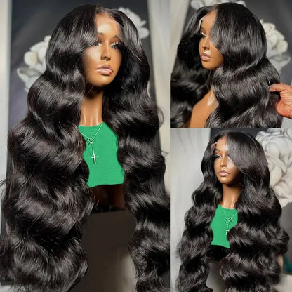 Bling Hair 180 Density Transparent Body Wave Wigs 30-32 Inches